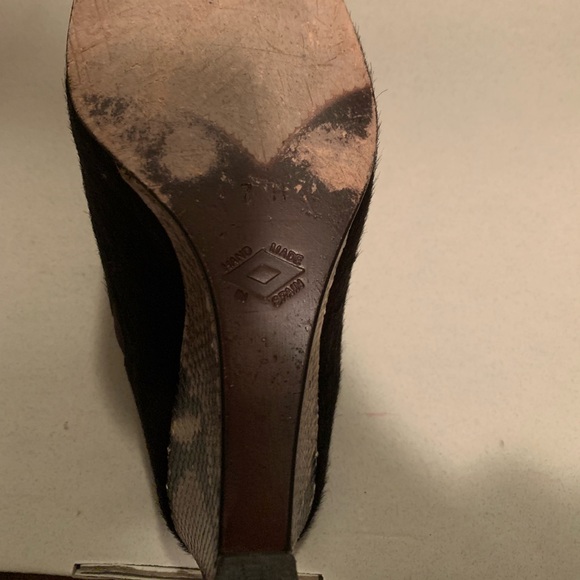 Donald J Pliner size 7 brown leather slides - Picture 5 of 5